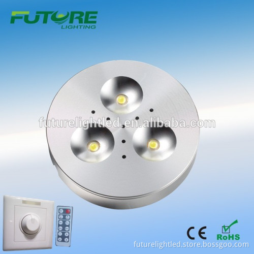 led under cabinet puck light 12v round bathroom cabinet light led for sales